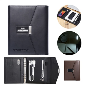 Wireless Charging Notebook Set with USB Flash Drive